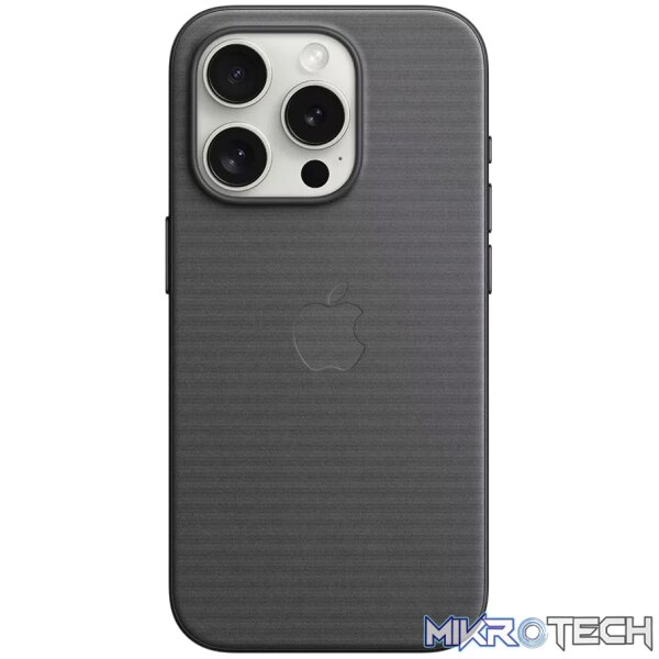 iPhone 15 Pro FineWoven Case with MagSafe - Black iPhone 15 Pro FineWoven Case with MagSafe - Black