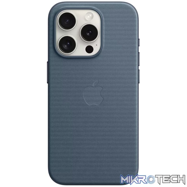 iPhone 15 Pro FineWoven Case with MagSafe - Pacific Blue iPhone 15 Pro FineWoven Case with MagSafe - Pacific Blue