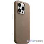 Apple iPhone 15 Pro FineWoven Taupe Case with MagSafe Support - Image 2