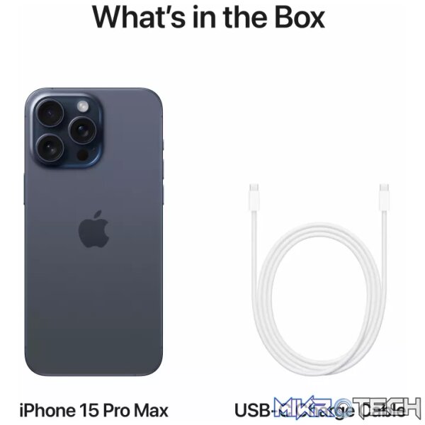 Apple iPhone 15 Pro Max 6.7-inch 512GB 5G iOS Blue Titanium - Image 8