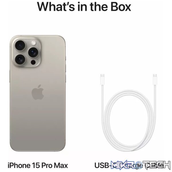 Apple iPhone 15 Pro Max 6.7-inch 256GB 5G iOS Natural Titanium - Image 8