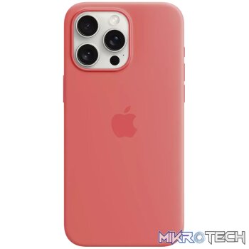 iPhone 15 Pro Max Silicone Case with MagSafe - Guava