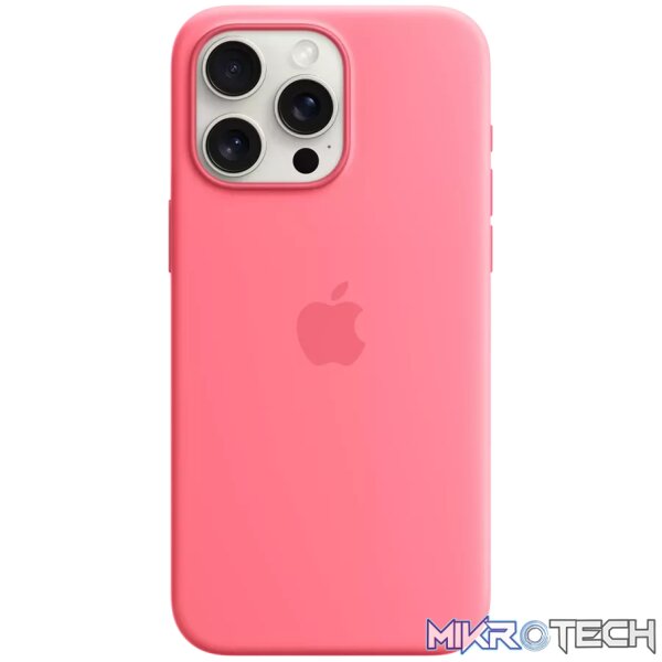 iPhone 15 Pro Max Silicone Case with MagSafe - Pink iPhone 15 Pro Max Silicone Case with MagSafe - Pink