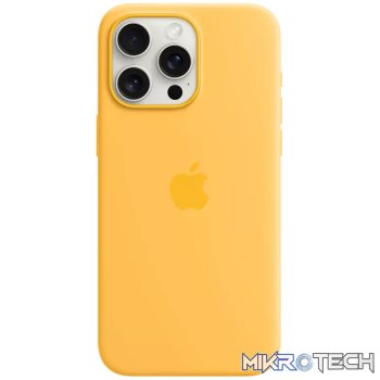 iPhone 15 Pro Max Silicone Case with MagSafe - Sunshine