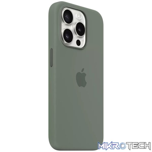 iPhone 15 Pro Silicone Case with MagSafe - Cypress - Image 2