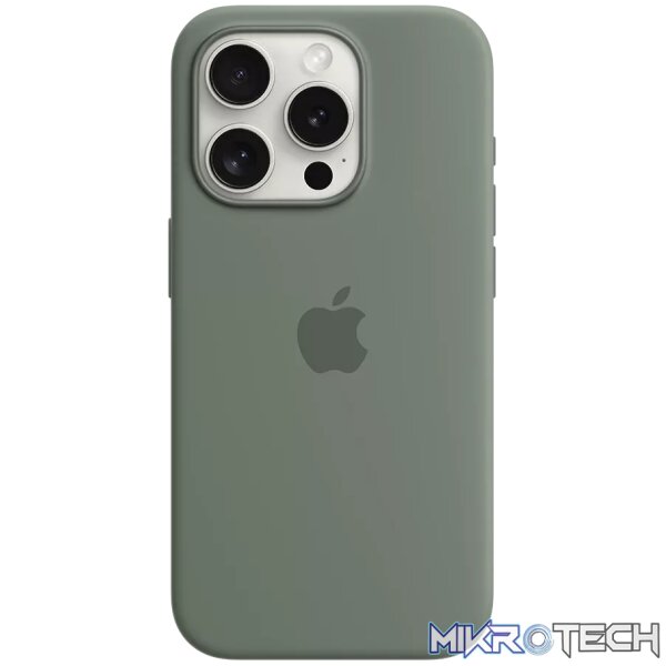 iPhone 15 Pro Silicone Case with MagSafe - Cypress iPhone 15 Pro Silicone Case with MagSafe - Cypress