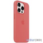 iPhone 15 Pro Silicone Case with MagSafe - Guava - Image 2