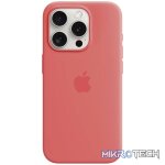 iPhone 15 Pro Silicone Case with MagSafe - Guava