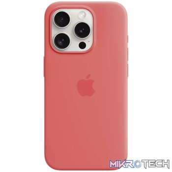 iPhone 15 Pro Silicone Case with MagSafe - Guava