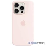 iPhone 15 Pro Silicone Case with MagSafe - Light Pink