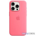 iPhone 15 Pro Silicone Case with MagSafe - Pink