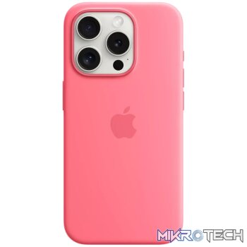 iPhone 15 Pro Silicone Case with MagSafe - Pink