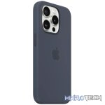 iPhone 15 Pro Silicone Case with MagSafe - Storm Blue - Image 2