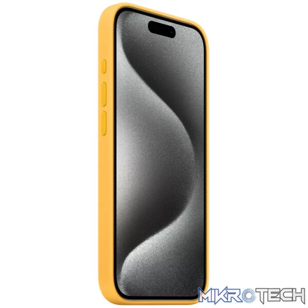 Apple iPhone 15 Pro Sunshine Silicone Case with MagSafe Support - Image 2
