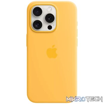 iPhone 15 Pro Silicone Case with MagSafe - Sunshine