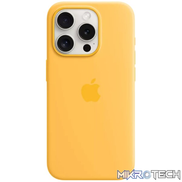iPhone 15 Pro Silicone Case with MagSafe - Sunshine iPhone 15 Pro Silicone Case with MagSafe - Sunshine