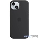 iPhone 15 Silicone Case with MagSafe - Black