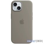 iPhone 15 Silicone Case with MagSafe - Clay