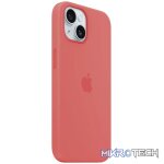 iPhone 15 Silicone Case with MagSafe - Guava - Image 2