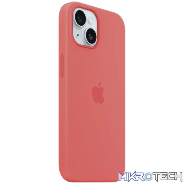 iPhone 15 Silicone Case with MagSafe - Guava - Image 2