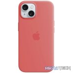 iPhone 15 Silicone Case with MagSafe - Guava