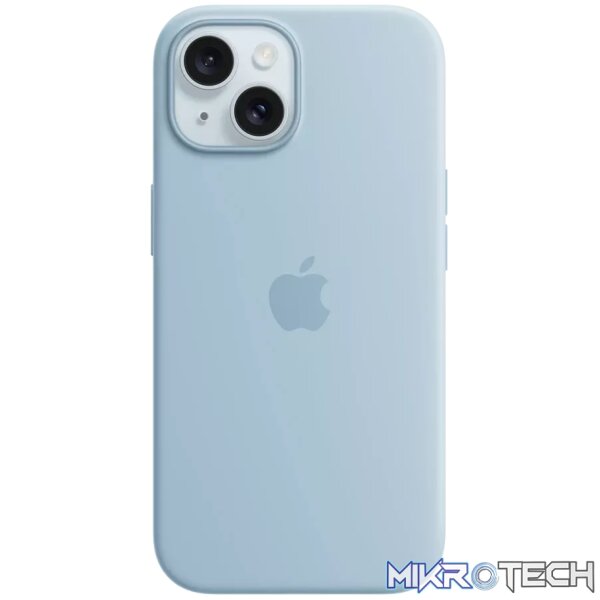 iPhone 15 Silicone Case with MagSafe - Light Blue iPhone 15 Silicone Case with MagSafe - Light Blue