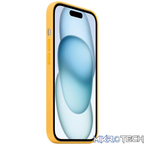Apple iPhone 15 Silicone Case with MagSafe - Sunshine MWNA3ZM/A - Image 2