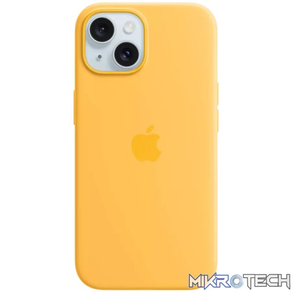 iPhone 15 Silicone Case with MagSafe - Sunshine iPhone 15 Silicone Case with MagSafe - Sunshine