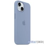 iPhone 15 Silicone Case with MagSafe - Winter Blue - Image 2