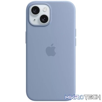 iPhone 15 Silicone Case with MagSafe - Winter Blue