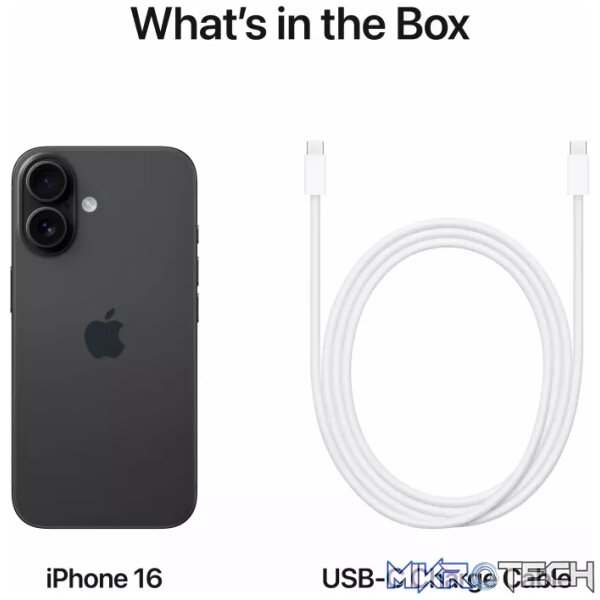 Apple iPhone 16 6.1-inch 128GB 5G iOS Black - Image 8