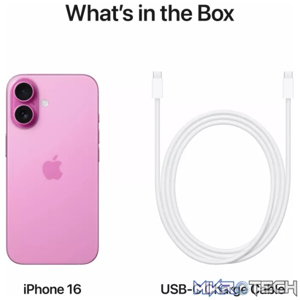 Apple iPhone 16 6.1-inch 128GB 5G iOS Pink - Image 8