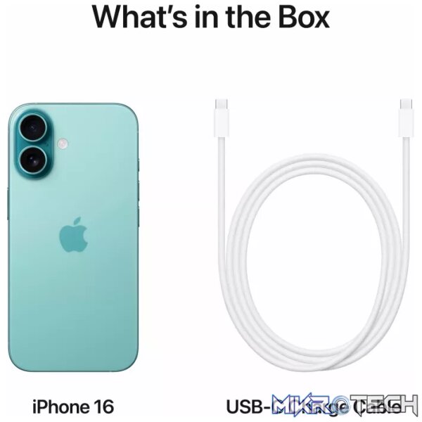 Apple iPhone 16 6.1-inch 128GB 5G iOS Teal - Image 8