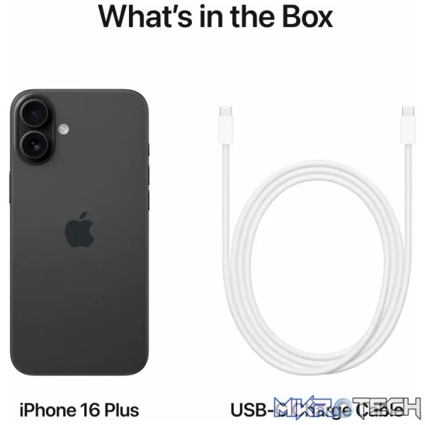 Apple iPhone 16 Plus 6.7-inch 256GB 5G iOS Black - Image 8