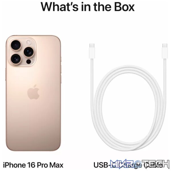 Apple iPhone 16 Pro Max 6.9-inch 1TB 5G iOS Desert Titanium - Image 8