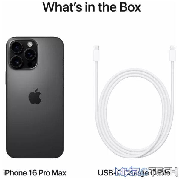 Apple iPhone 16 Pro Max 6.9-inch 256GB 5G iOS Black Titanium - Image 8