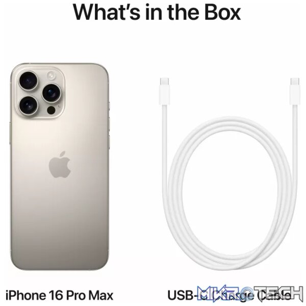Apple iPhone 16 Pro Max 6.9-inch 256GB 5G iOS Natural Titanium - Image 8