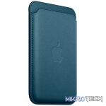 Apple iPhone FineWoven Pacific Blue Wallet with MagSafe Support - Image 3