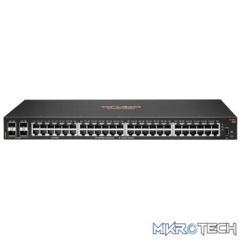 HPE Aruba 6100 48-ports Managed L3 Gigabit Ethernet 1U Network Switch Black JL676A
