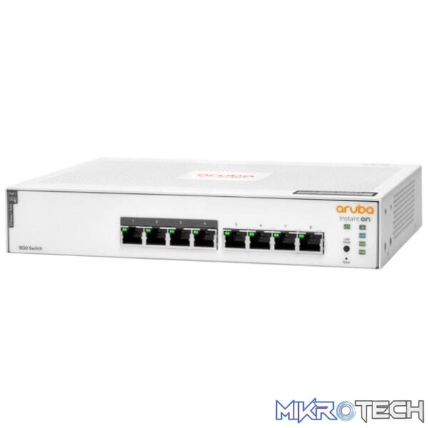 HPE Networking Instant On 1830 8-port PoE Gigabit L2 Smart Managed Switch JL811A - Image 2