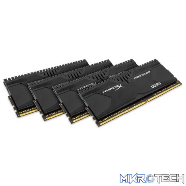 king-hyperx-pred-ddr4-4x Kingston 16GB (4Gb x 4 kit) HX428C14PB2K4/16 DDR4-2800 Memory - Image 1