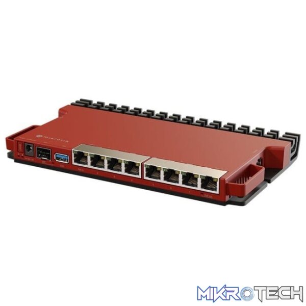 MikroTik 8-port Gigabit Dual Core Router with 1x SFP+ port L009UIGS-RM - Image 2