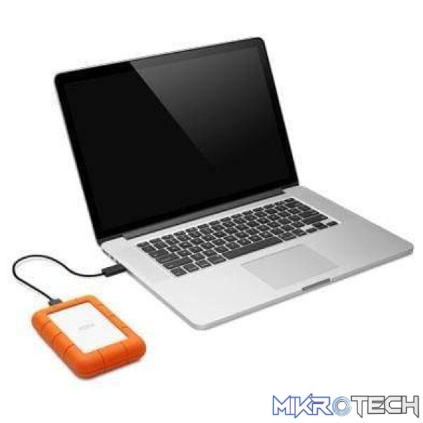 LaCie Rugged Mini 4TB Orange External Hard Drive LAC9000633 - Image 8