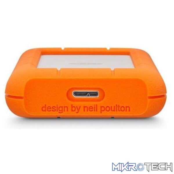 LaCie Rugged Mini 4TB Orange External Hard Drive LAC9000633 - Image 2