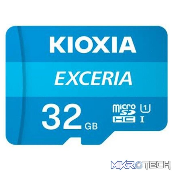 lmex1l032gg2-micro-sd-cards-52893605331311 Kioxia Exceria 32GB MicroSDHC UHS-I Memory Card LMEX1L032GG2 - Image 1
