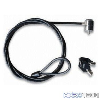 Legion Single Head Notebook Round Key Lock 2m Cable LNBLK