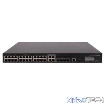 H3C S5120V2-20P-LI L2 Ethernet Switch with 16x10/100/1000BASE-T Ports and 4x1000BASE-X SFP Ports