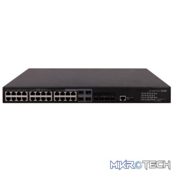 H3C S5130S-EI Series 28-Port PoE Layer 2 Gigabit Managed Stackable Switch with 4 x SFP+ Ports