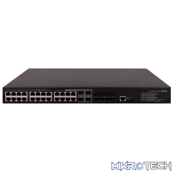 H3C S5130S-EI Series 28-Port PoE Layer 2 Gigabit Managed Stackable Switch with 4 x SFP+ Ports H3C S5130S-EI Series 28-Port PoE Layer 2 Gigabit Managed Stackable Switch with 4 x SFP+ Ports
