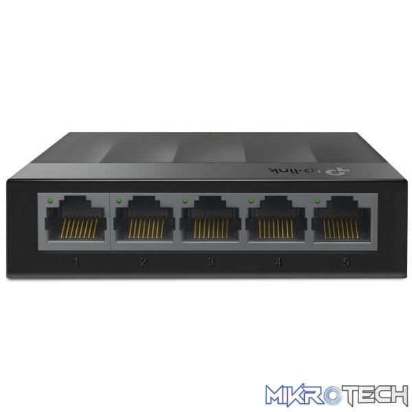 ls1005g-switches-30248877097124 TP-Link LS1005G 5-Port 10/100/1000 Mbits Desktop Switch Network Gigabit Ethernet Black - Image 1